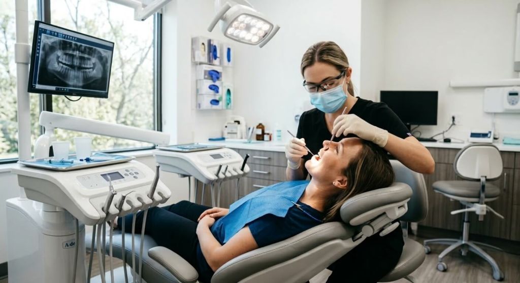 Consultation chez un dentiste à Tanger dans un cabinet dentaire moderne